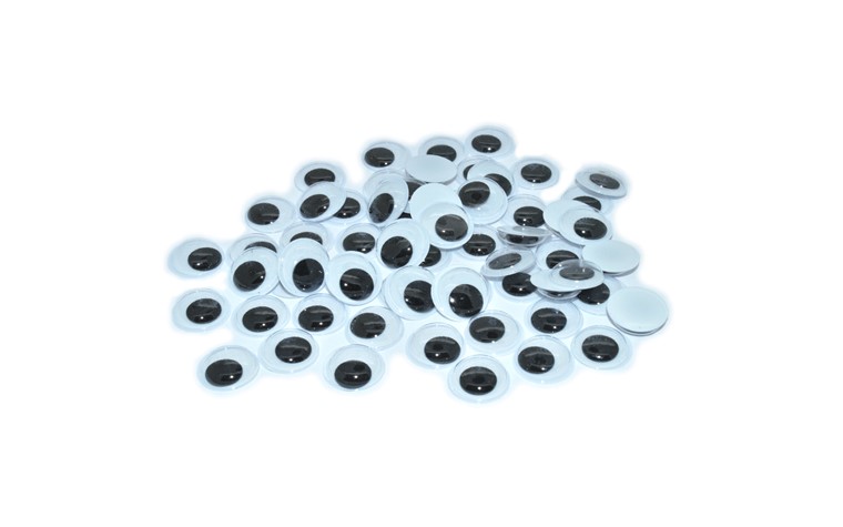 Joggle Eyes round - 100 pcs