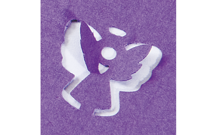 Perfo-déco à levier - Pop Up  Ange - Ø 1.7cm