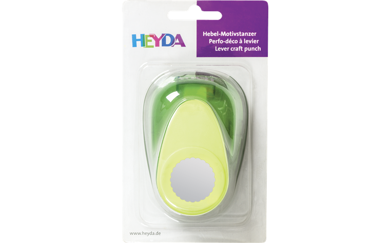 Lever craft punch XL - Circle rippled - Ø 3.8cm