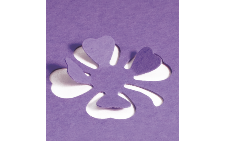 Hebel-Motivstanzer - Pop Up Kleeblatt - Ø 1.7cm