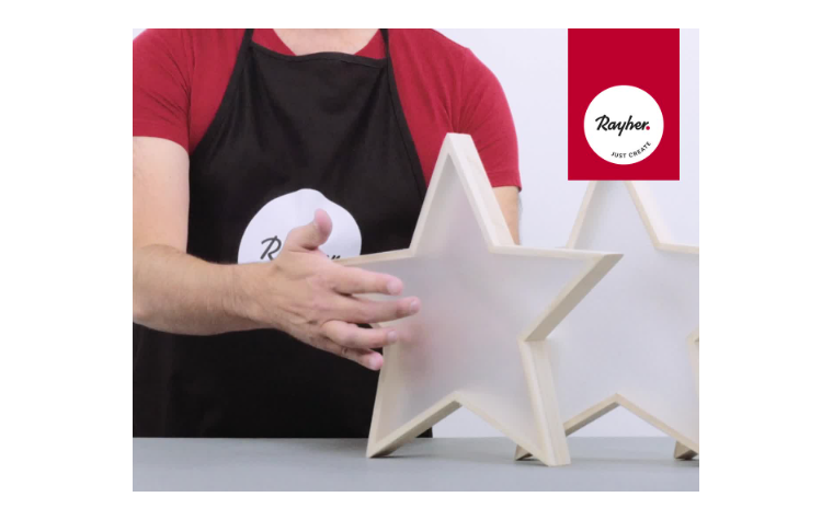 3D effect foil stars