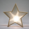 3D effect foil stars