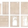 Wooden building kit 3D-motif frame, forest