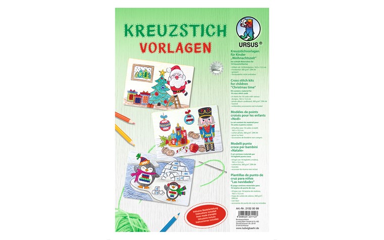 Kruissteekmallen 300 gr 18,5x13,2 motief - 8BL