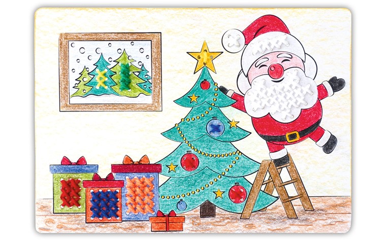 Kruissteekmallen 300 gr 18,5x13,2 motief - 8BL