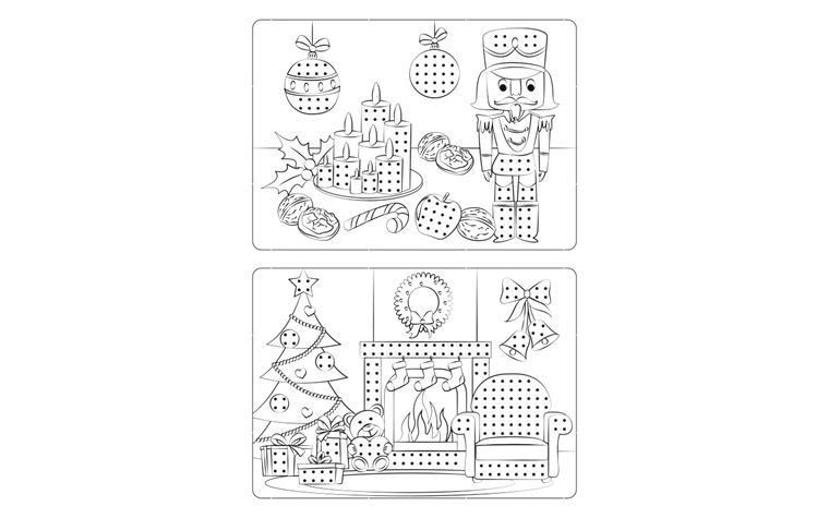 Kruissteekmallen 300 gr 18,5x13,2 motief - 8BL