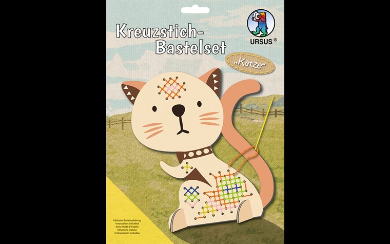 Kit de bricolage point de croix chat