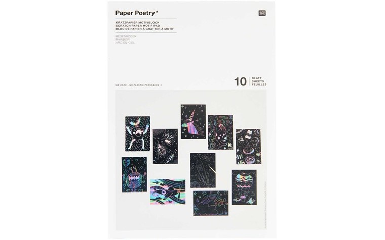 Kraspapier motiefblok Din A5 10 vellen