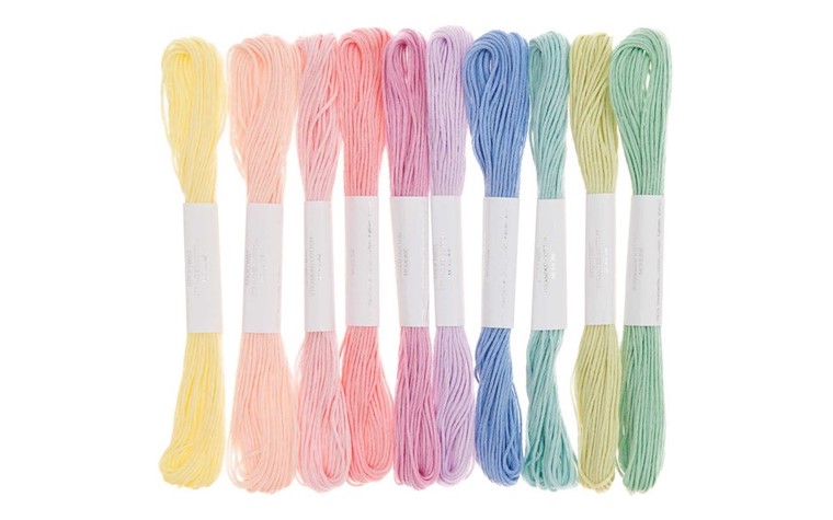 Embroidery thread set Ice Cream 10pcs