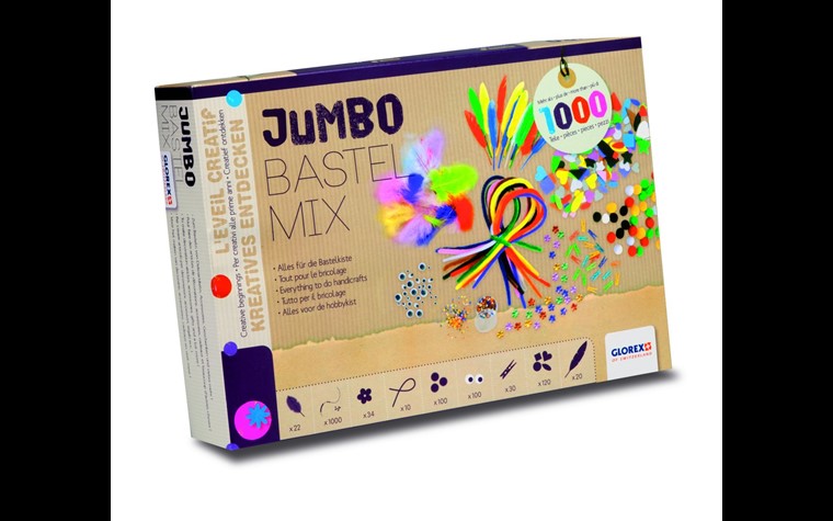 Jumbo craft mix ca.1000pcs