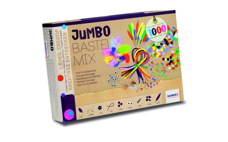 Jumbo craft mix ca.1000pcs