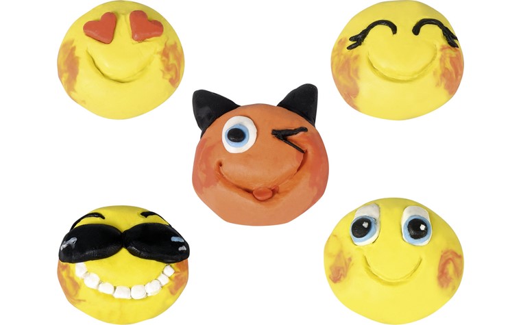 Plasticine+erase set Be Happy