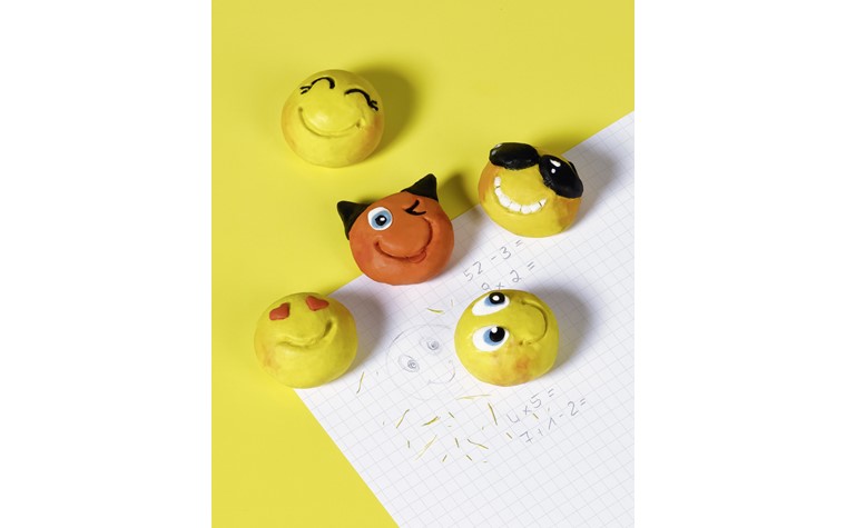 Plasticine+erase set Be Happy