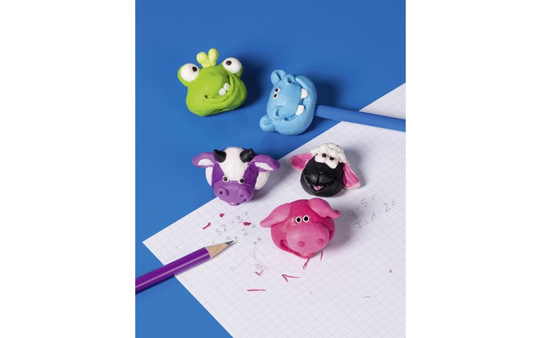 Grappige dieren boetseer+vermeerderings set