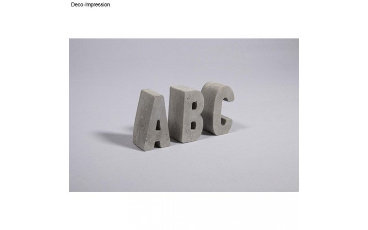 Gießform ABC