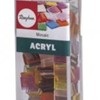 Acrylic mosaic, transparent