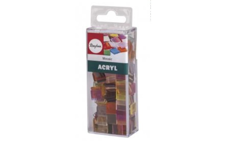 Acrylic mosaic, transparent
