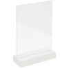 Wooden display natural with double acrylic sheet 10x15
