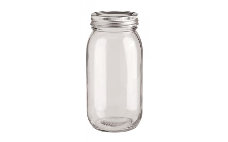 Glass with 2-piece lid 650ml