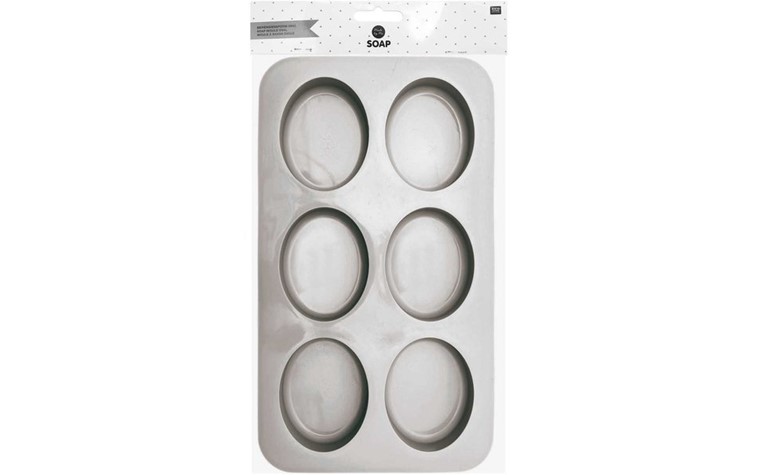 Casting mould, silicone oval 280x160x30mm