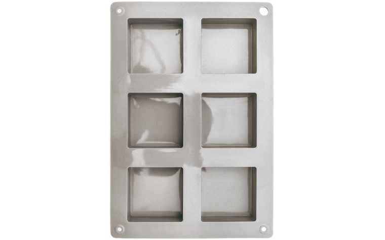 Casting mould silicone square 215x148x30mm