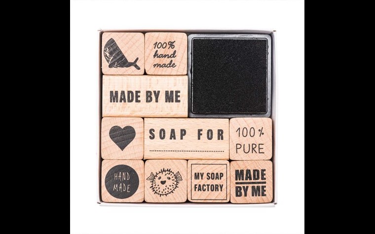 Stamp set-soap 10pcs