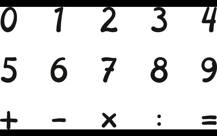 Stempel-Set Numbers