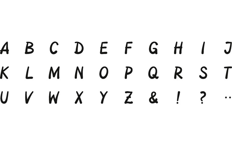 Set de tampons alphabet
