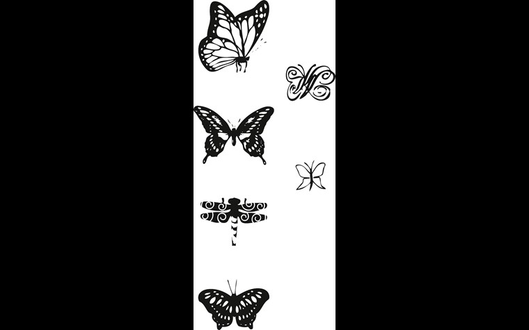 Stempel-Set XXl Mix+Schmetterling
