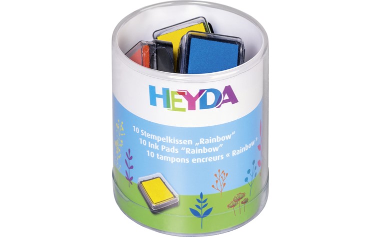 Set de tampons encreurs mini Arc-en-ciel