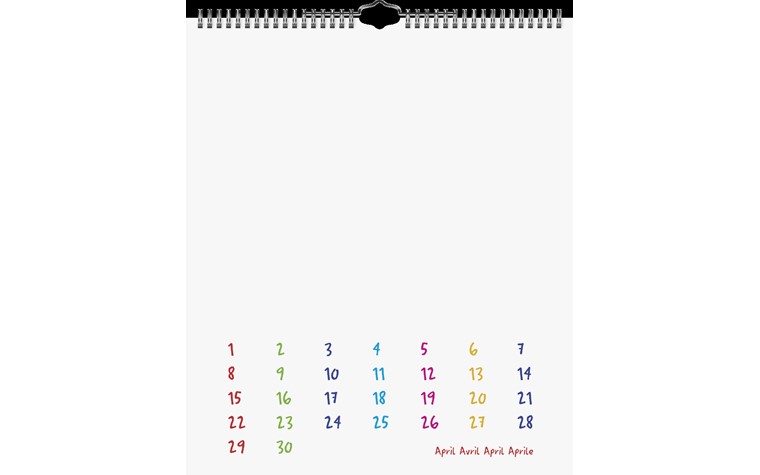 Bastelkalender immerwährend 29,7 x 35 cm
