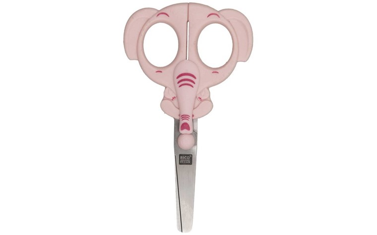 Children's motif scissors 13cm elephant