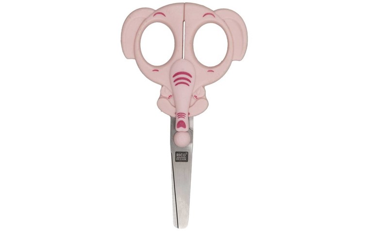 Children's motif scissors 13cm elephant