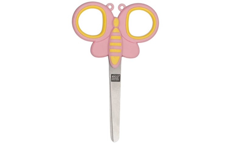 Ciseaux à motifs enfants 11cm Papillon