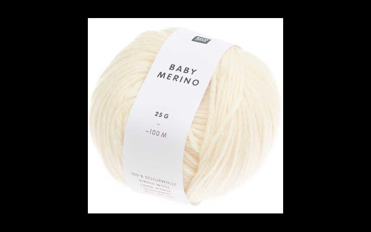 Fil de laine- Baby  Merino 25g - 100m