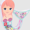 Schmuck-Set Mermaid, mehrfarbig, pastell