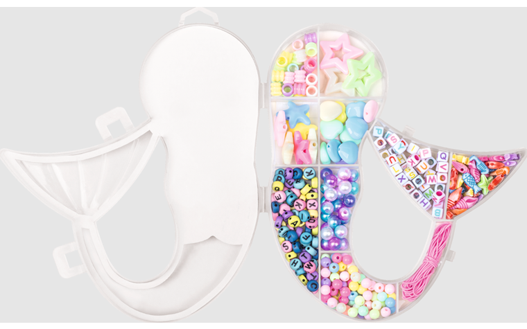 Schmuck-Set Mermaid, mehrfarbig, pastell