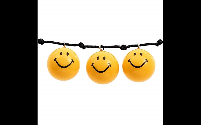Smiley Beads 4 pcs