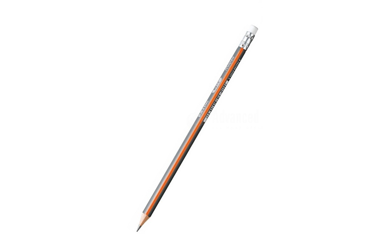 Bleistift mit Radirgummi HB=2