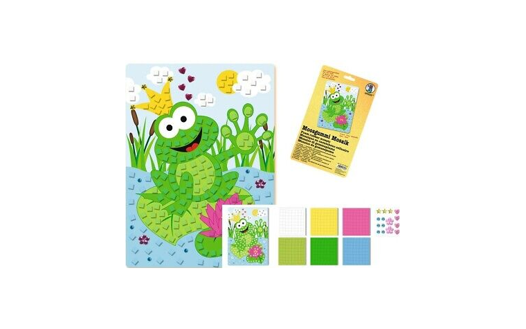 Mosaique en caoutchouc celluaire - Grenouille